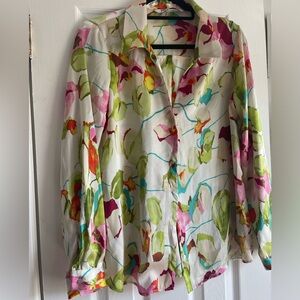 Zara silk blouse